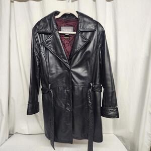 Vintage Wilson's Leather Thinsulate Ultra Insulated Women's Large Trench Coat